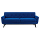 Engage Performance Velvet Sofa by Modway| Blue