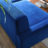 Engage Performance Velvet Sofa by Modway| Blue