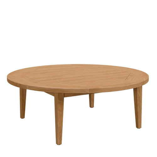Modway Brisbane Teak Wood Outdoor Patio Table in Natural, Coffee table-43.5" L X 43.5" W X 15.5" H
