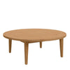 Modway Brisbane Teak Wood Outdoor Patio Table in Natural, Coffee table-43.5" L X 43.5" W X 15.5" H