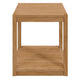Carlsbad Teak Wood Outdoor Patio Side Table - No Shipping Charges MDY-EEI-5607-NAT