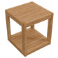 Carlsbad Teak Wood Outdoor Patio Side Table  - No Shipping Charges