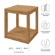 Carlsbad Teak Wood Outdoor Patio Side Table - No Shipping Charges MDY-EEI-5607-NAT