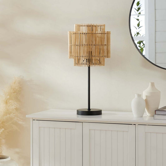 Nourish Bamboo Table Lamp  - No Shipping Charges