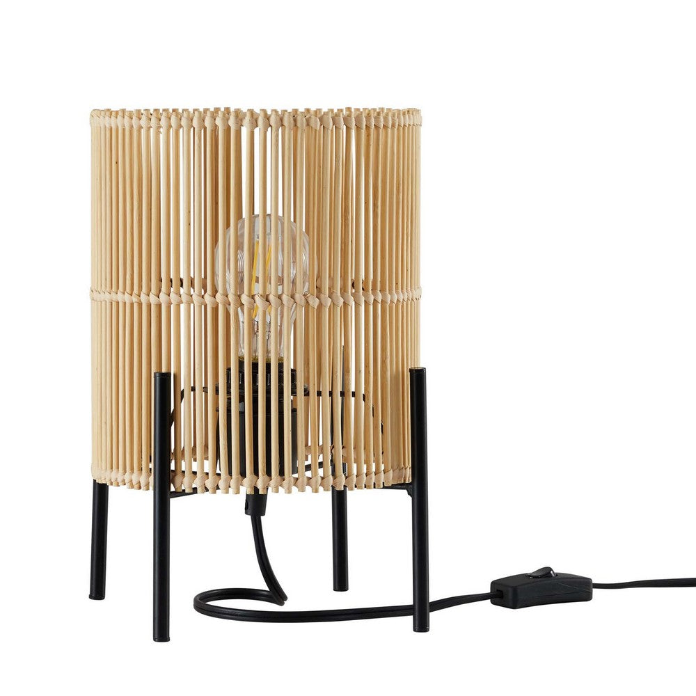 Casen Bamboo Table Lamp by Modway| Brown