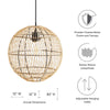 Nurture Rattan Pendant Light - No Shipping Charges