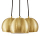 Chalice 3-Light Metal Pendant by Modway| Brown
