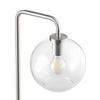 Silo Glass Globe Glass and Metal Floor Lamp  - No Shipping Charges