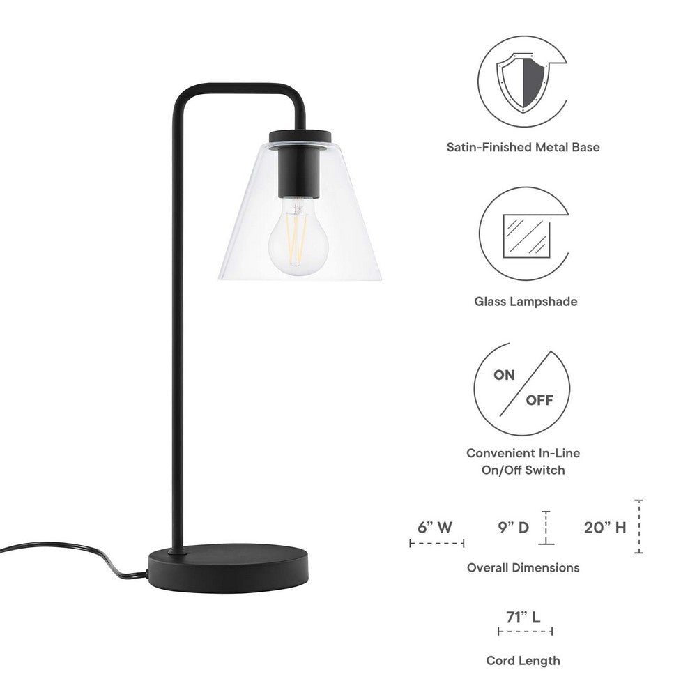 Element Glass Table Lamp - No Shipping Charges