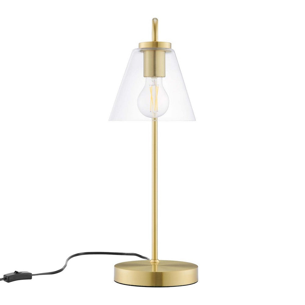 Element Glass Table Lamp - No Shipping Charges MDY-EEI-5619-SBR