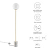 Logic Terrazzo Floor Lamp by Modway| White