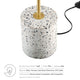 Logic Terrazzo Floor Lamp by Modway| White