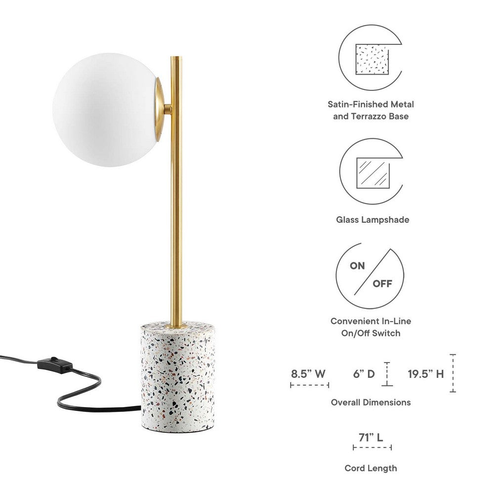 Logic Terrazzo Table Lamp - No Shipping Charges
