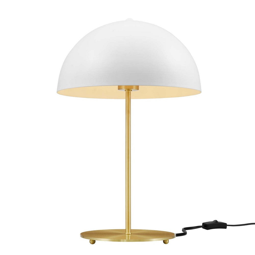 Ideal Metal Table Lamp MDY-EEI-5629-WHI-SBR