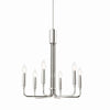 Modway Rekindle 6-Light Chandelier in Polished Nickel,Brown MDY-EEI-5637-PON