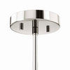 Modway Rekindle 6-Light Chandelier in Polished Nickel,Brown MDY-EEI-5637-PON