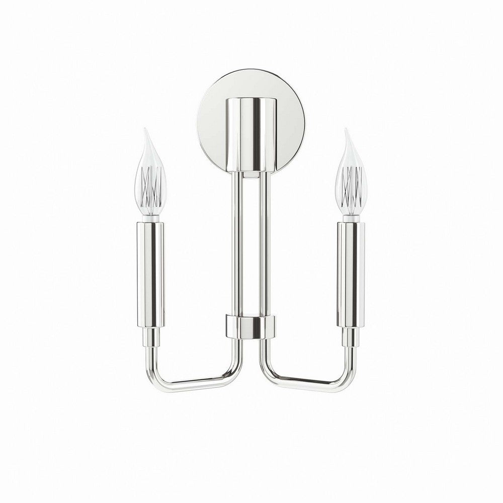 Rekindle 2-Light Wall Sconce by Modway| Silver