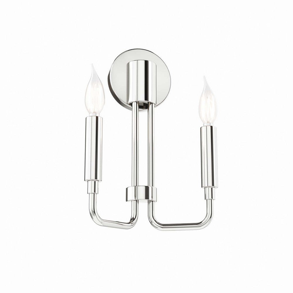 Rekindle 2-Light Wall Sconce by Modway| Silver