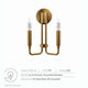 Rekindle 2-Light Wall Sconce by Modway| Brown