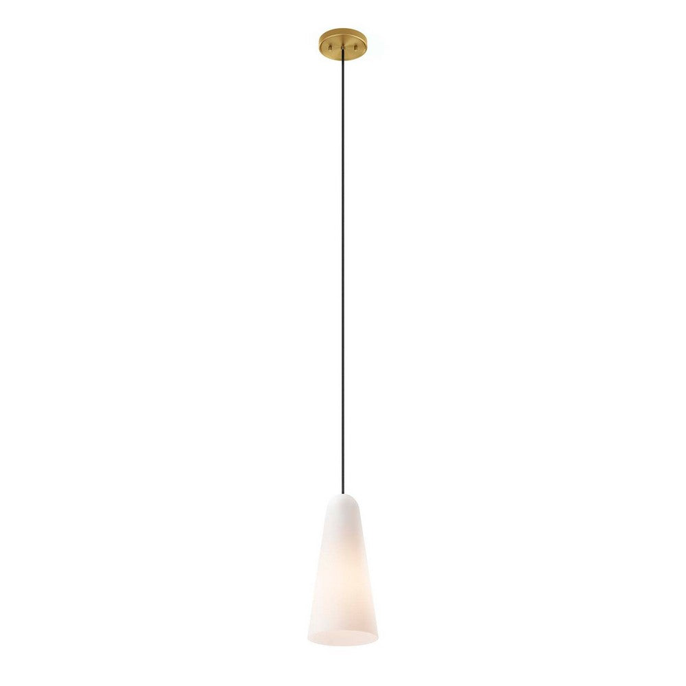Beacon 1-Light Pendant Light by Modway| Brown