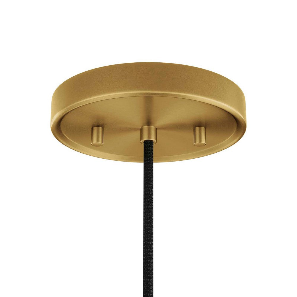 Beacon 1-Light Pendant Light by Modway| Brown