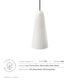 Beacon 1-Light Pendant Light by Modway| Brown