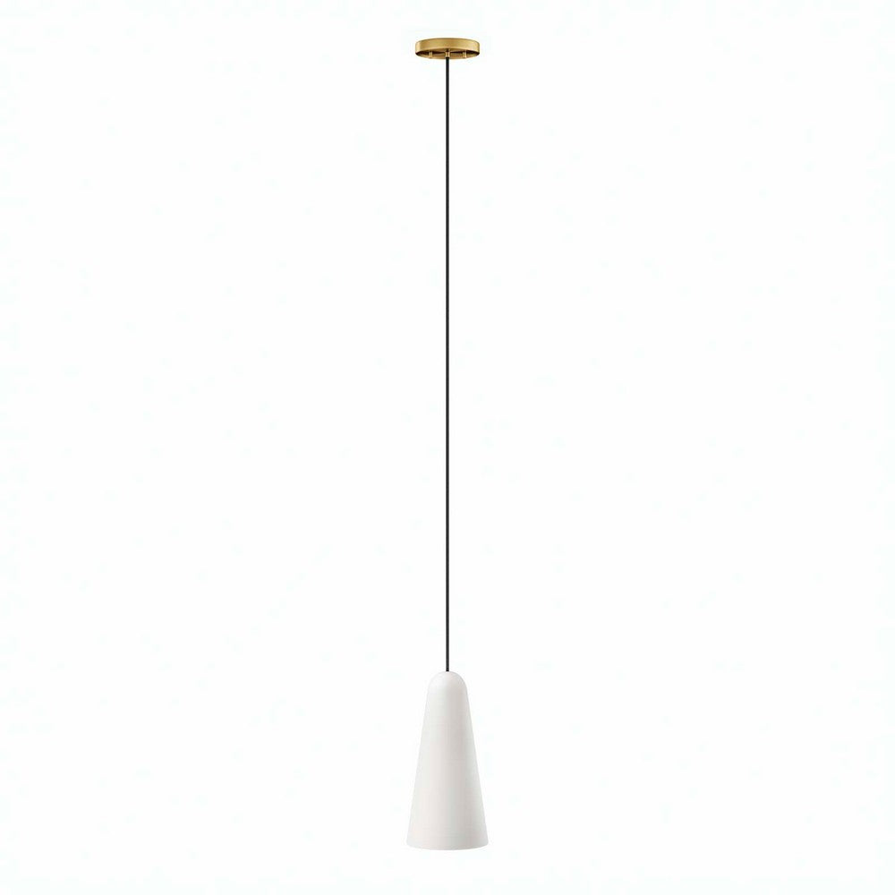Beacon 1-Light Pendant Light by Modway| Brown