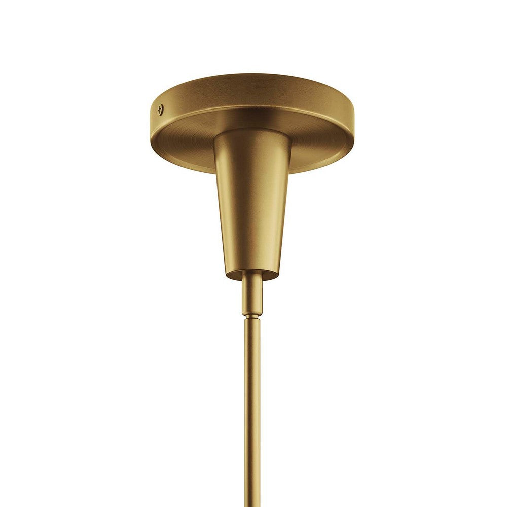 Beacon 3-Light Pendant Light by Modway| Brown