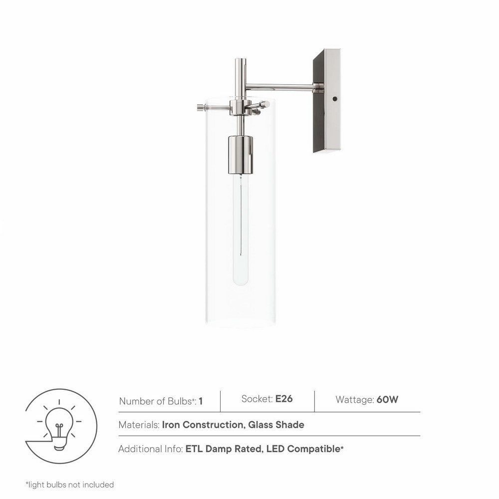 Skylark Wall Sconce by Modway| Silver