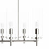 Modway Skylark 6-Light Chandelier in Clear Polished Nickel MDY-EEI-5651-CLR-PON