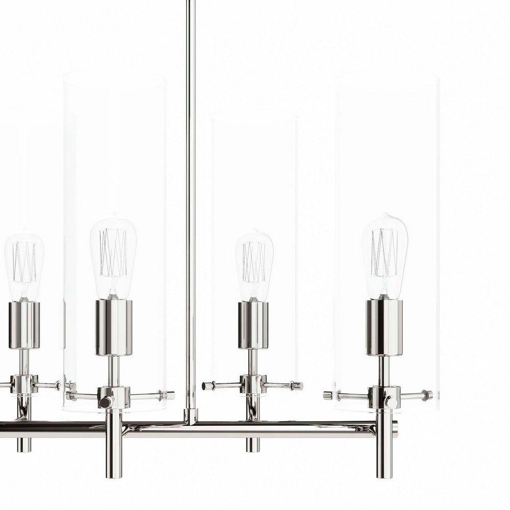 Skylark 6-Light Chandelier by Modway| Silver