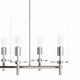 Skylark 6-Light Chandelier by Modway| Silver