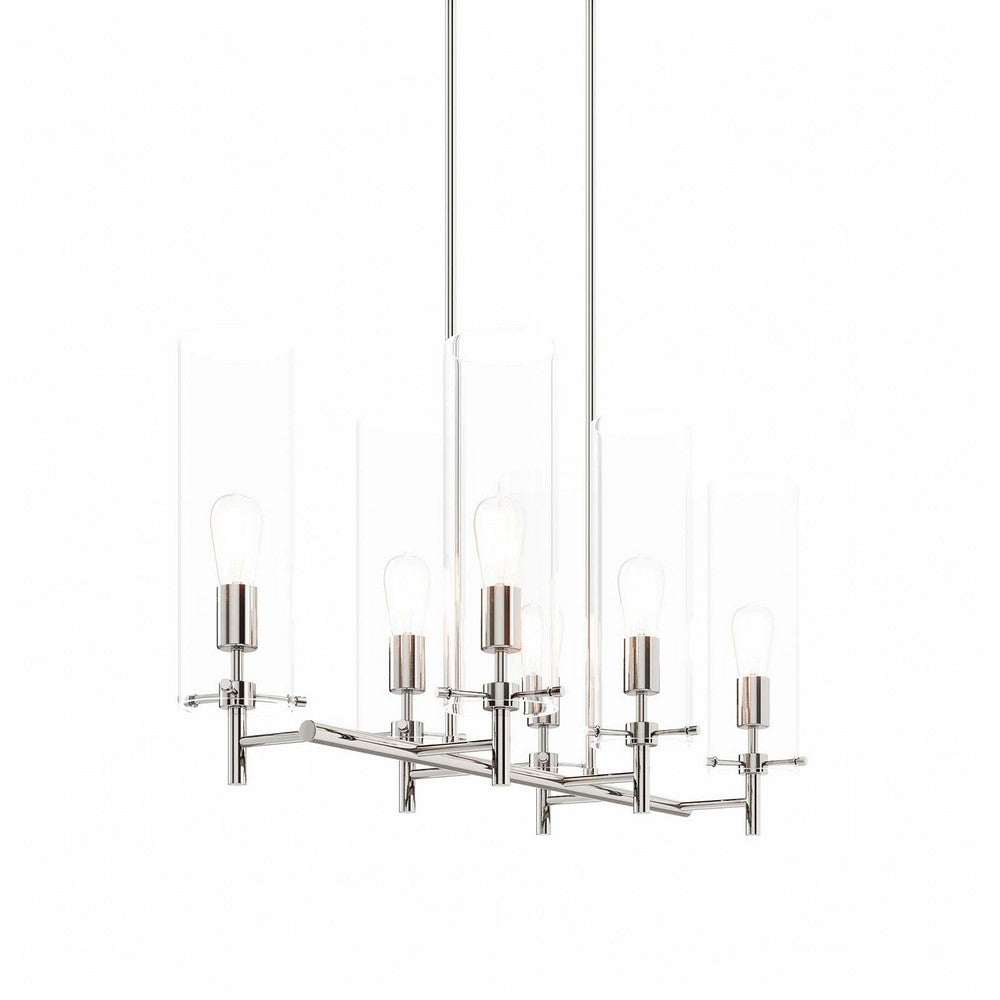 Skylark 6-Light Chandelier by Modway| Silver