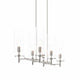 Skylark 6-Light Chandelier by Modway| Silver