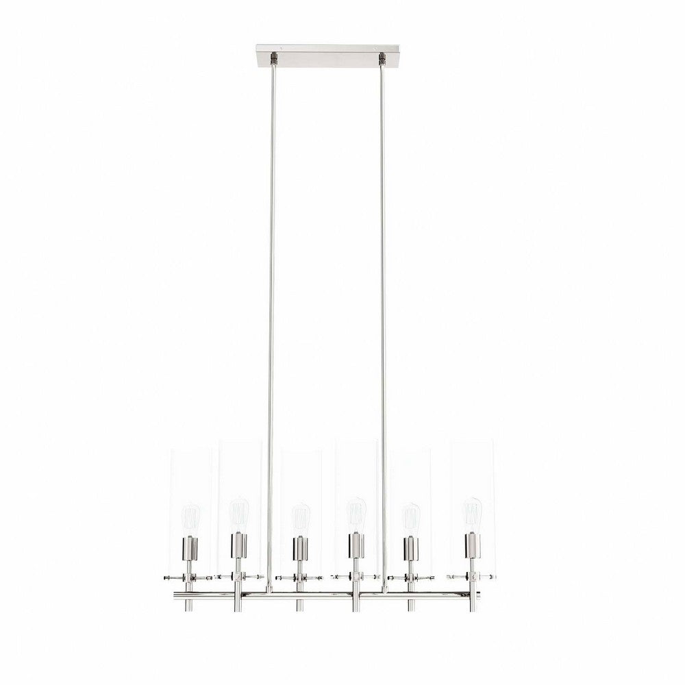 Skylark 6-Light Chandelier by Modway| Silver