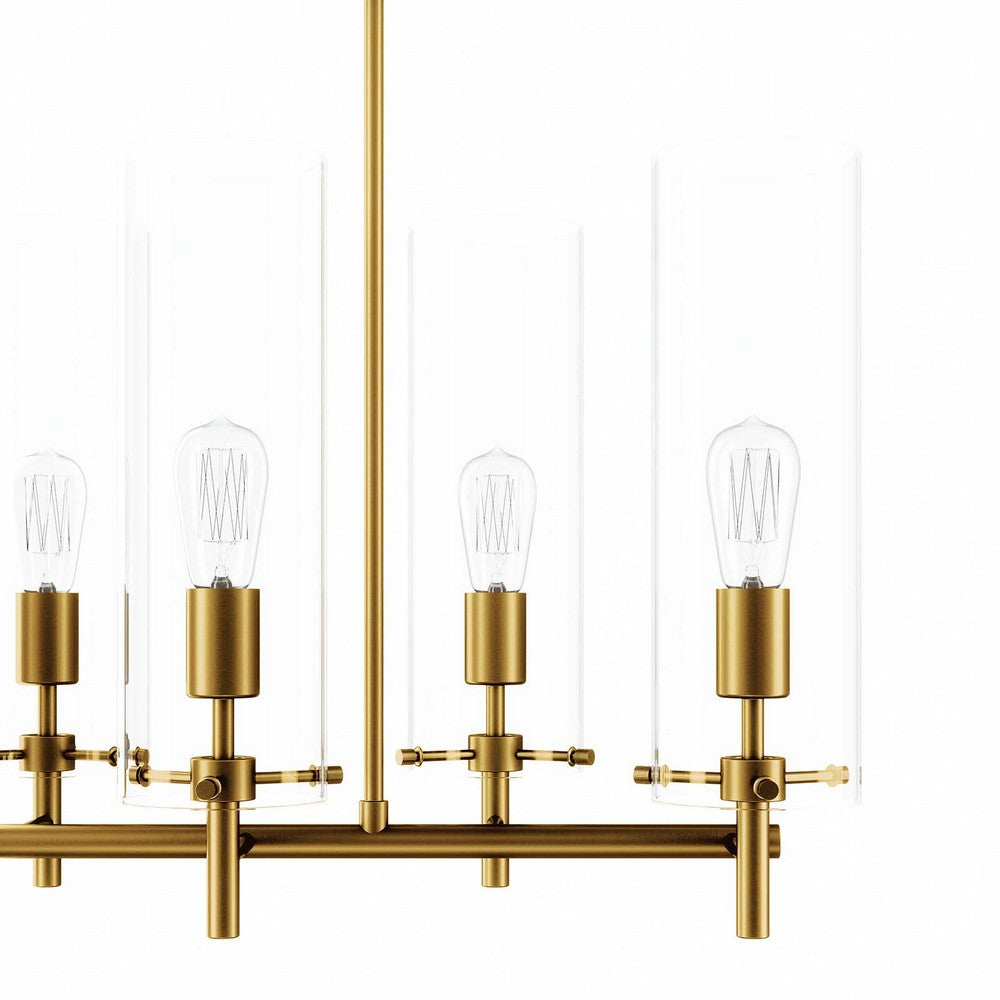 Skylark 6-Light Chandelier by Modway| Brown