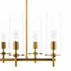 Skylark 6-Light Chandelier by Modway| Brown