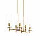 Skylark 6-Light Chandelier by Modway| Brown