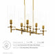 Skylark 6-Light Chandelier by Modway| Brown