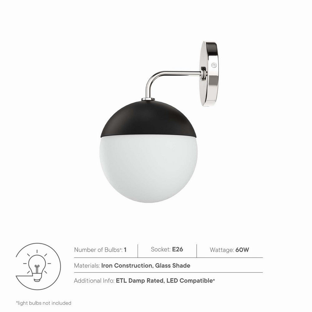 Stellar 1-Light Wall Sconce by Modway| Silver