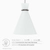 Starlight 1-Light Pendant Light by Modway| Silver