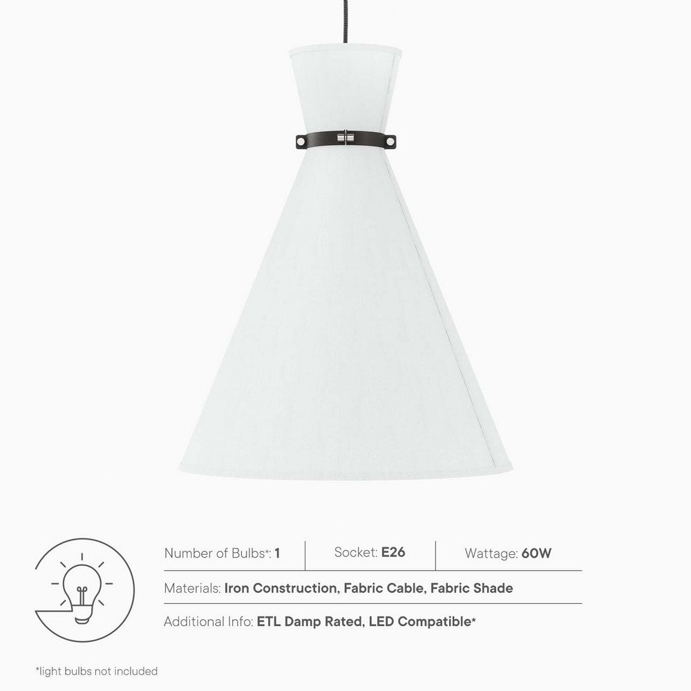 Starlight 1-Light Pendant Light by Modway| Silver