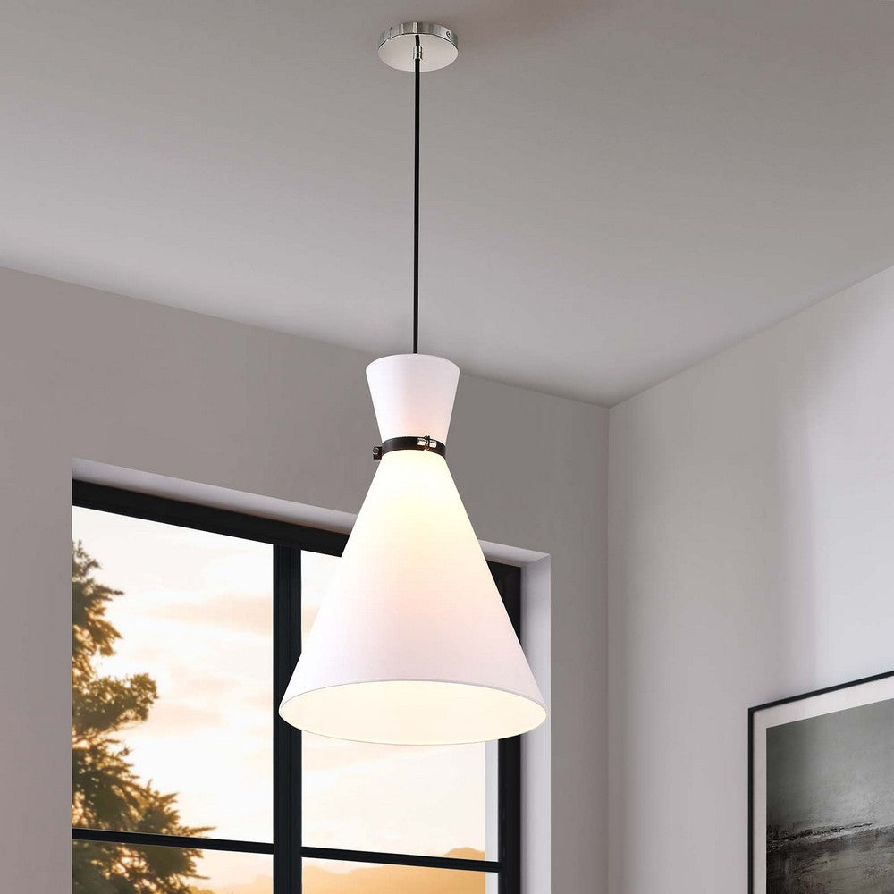 Starlight 1-Light Pendant Light by Modway| Silver
