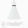 Starlight 1-Light Pendant Light by Modway| Brown
