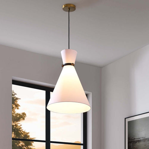 Starlight 1-Light Pendant Light by Modway| Brown
