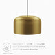 Avenue 1-Light Pendant Light by Modway| Brown