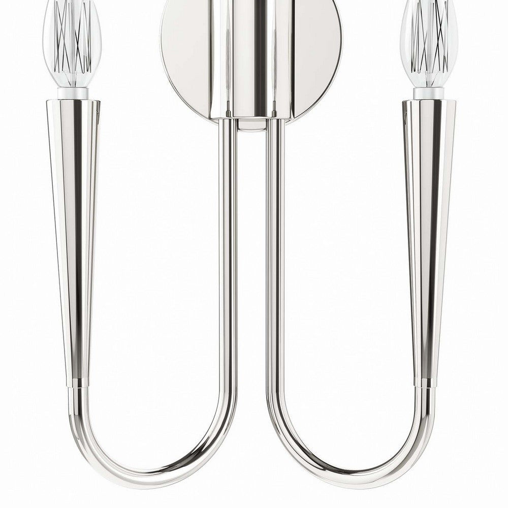 Penrose 2-Light Wall Sconce by Modway| Silver