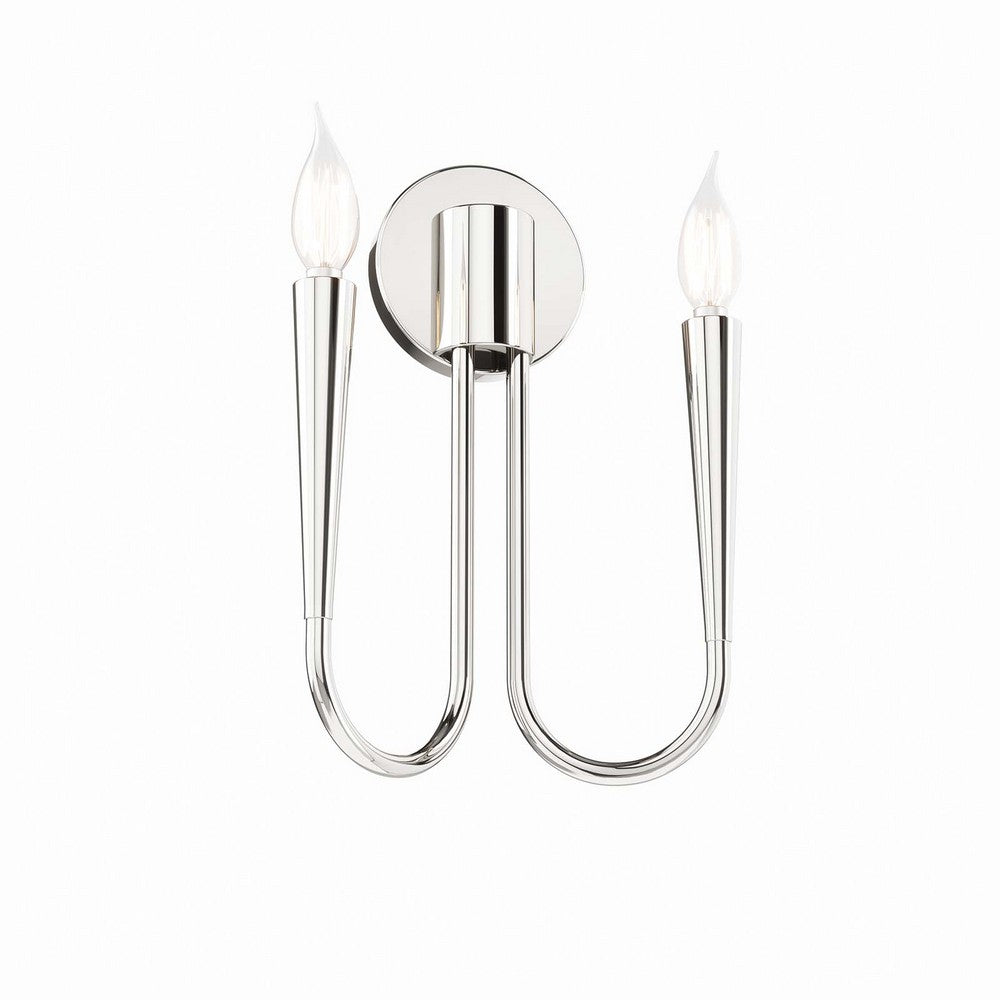 Penrose 2-Light Wall Sconce by Modway| Silver