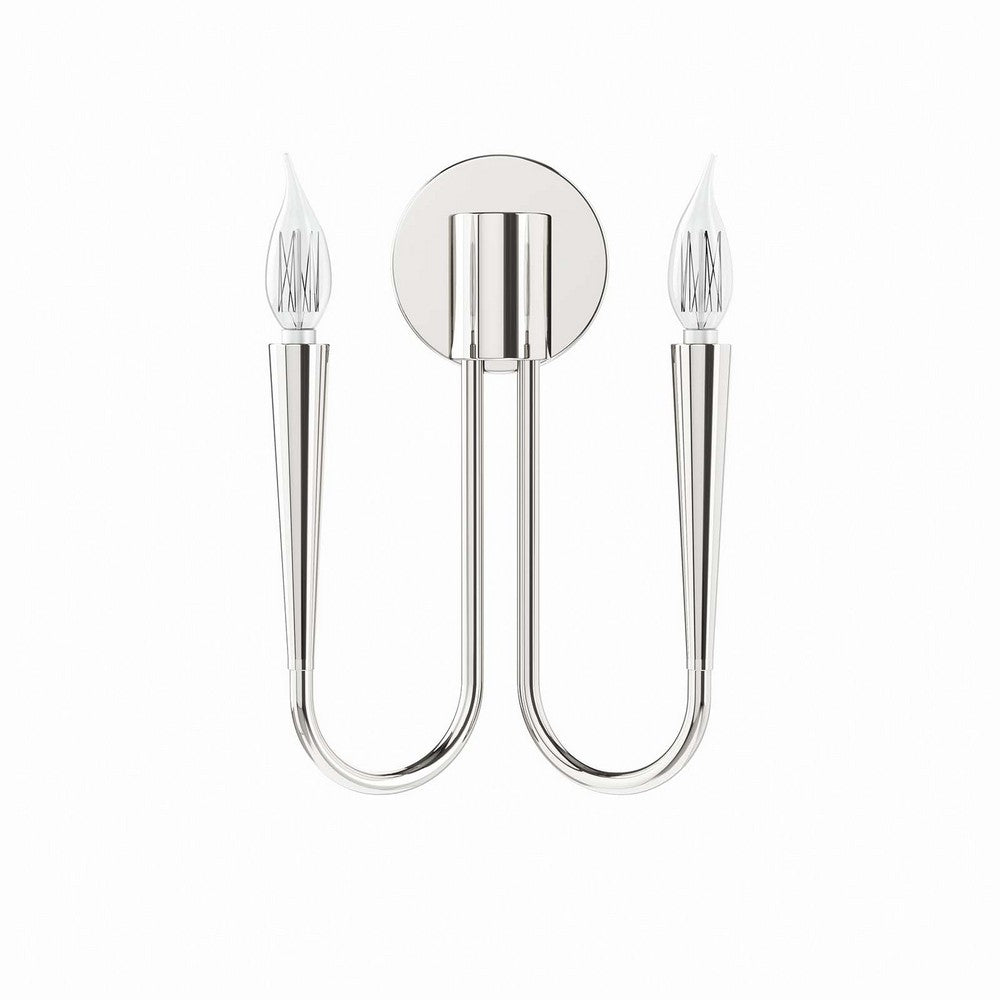 Penrose 2-Light Wall Sconce by Modway| Silver