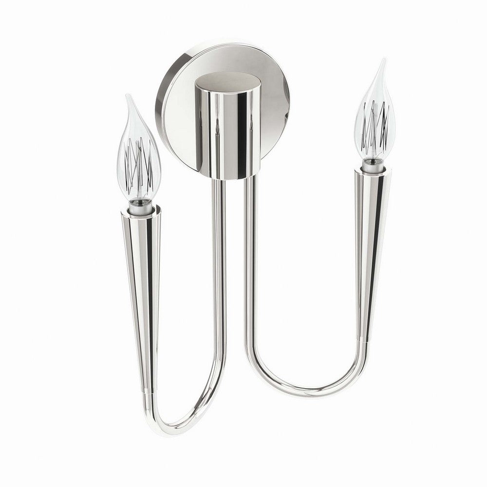 Penrose 2-Light Wall Sconce by Modway| Silver